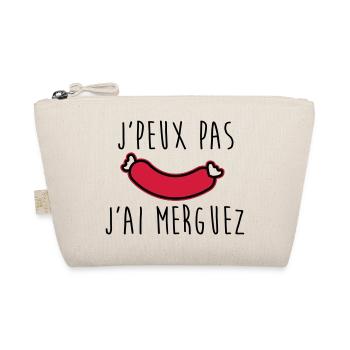 Je peux pas j'ai merguez - Trousse biologique - nature - Devant