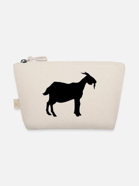 goat animal - Organic Pouch - nature - Front