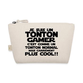 je suis un tonton gamer - Trousse biologique - nature - Devant