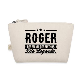 Man Myth Legend Roger - Organic Pouch - nature - Front