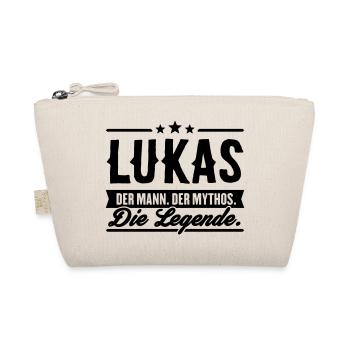 Man Myth Legend Lukas - Organic Pouch - nature - Front