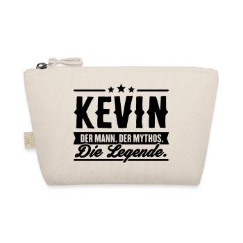 Man Myth Legend Kevin - Organic Pouch - nature - Front