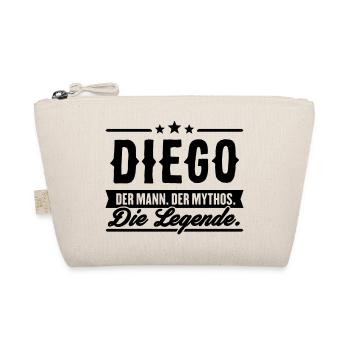 Man Myth Legend Diego - Organic Pouch - nature - Front