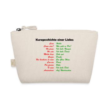 Kurzgeschichte einer Liebe - Bio-Täschchen - Natur - Vorne