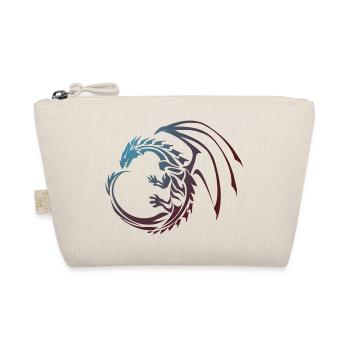 Farbe Drachen - Bio-Täschchen - Natur - Vorne