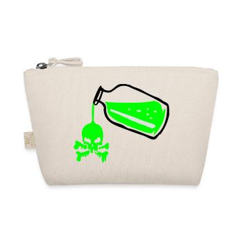 Poison bottle with a skull - Organic Pouch - nature - Front