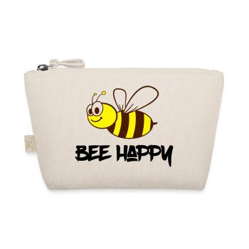 Bee happy - Organic Pouch - nature - Front