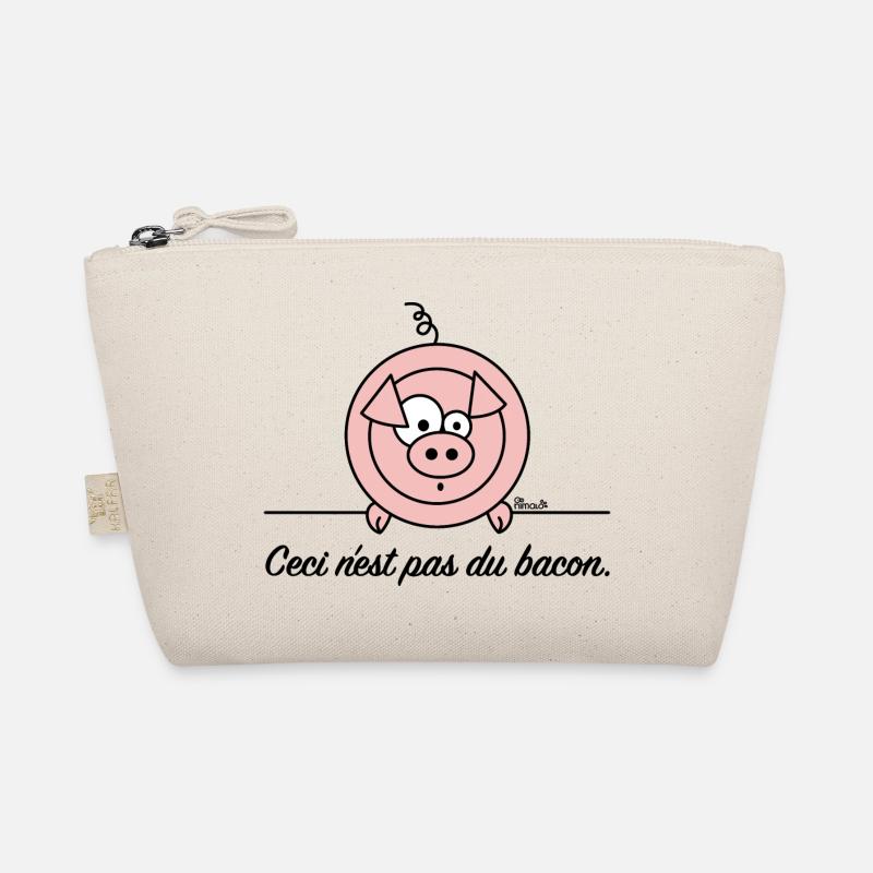 Cochon, Pas du Bacon, Végan Trousse biologique