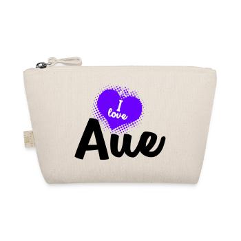 I Love Aue - Bio-Täschchen - Natur - Vorne