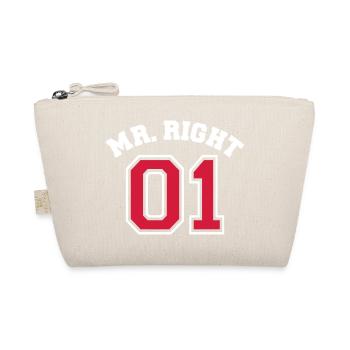Mr. Right 01 - Bio-Täschchen - Natur - Vorne