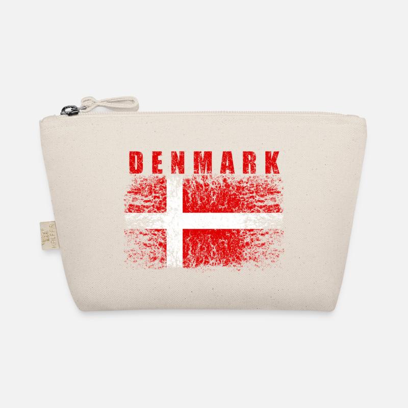 Dänemark Flagge 008 - Bio-Täschchen - Natur
