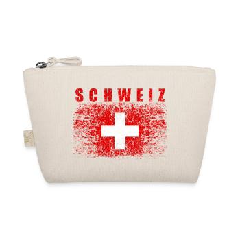 Suisse drapeau 008 dessins ronds - Trousse biologique - nature - Devant