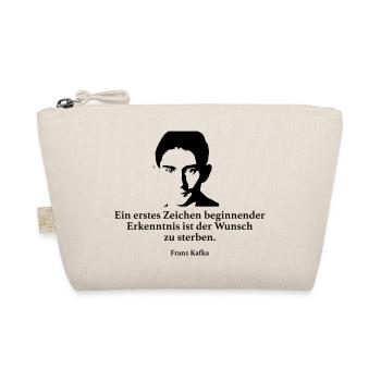 Kafka: A first sign of beginning knowledge - Organic Pouch - nature - Front