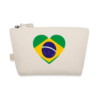 Love Liebe geschenk brazil brasilien - Bio-Täschchen - Natur - Vorne