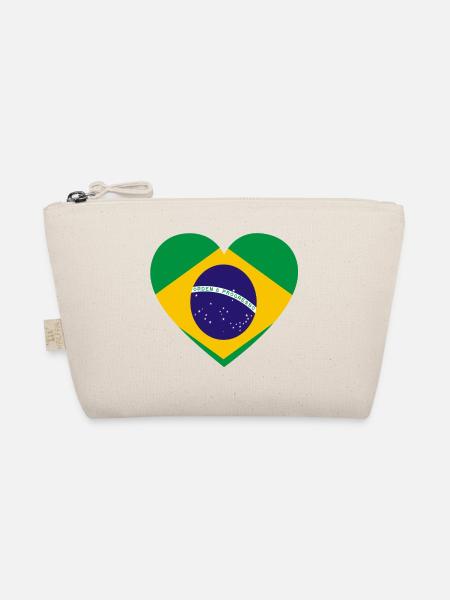Love amour cadeau brazil brésil - Trousse biologique - nature - Devant