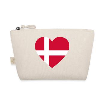 Love Love gift denmark denmark denmark - Organic Pouch - nature - Front