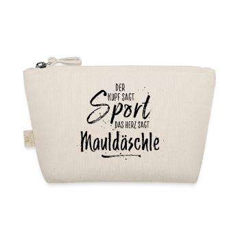 mauldäschle schwarz - Bio-Täschchen - Natur - Vorne