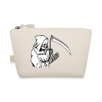 skeleton skeleton bones bones skull schaedel114 - Organic Pouch - nature - Front