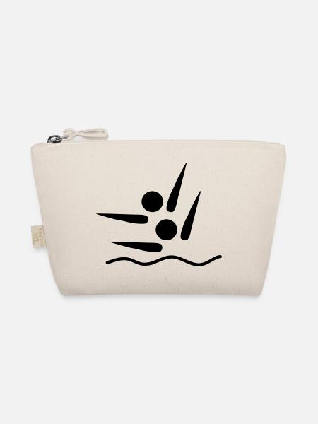 Synchronschwimmen - Bio-Täschchen - Natur - Vorne