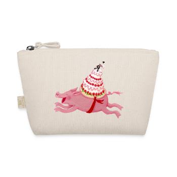 Wedding pigs - Organic Pouch - nature - Front