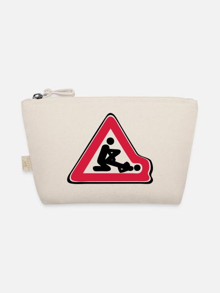 panneau routier deforme position amour - Trousse biologique - nature - Devant