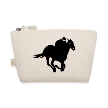 Jockey - Horse Racing - Organic Pouch - nature - Front