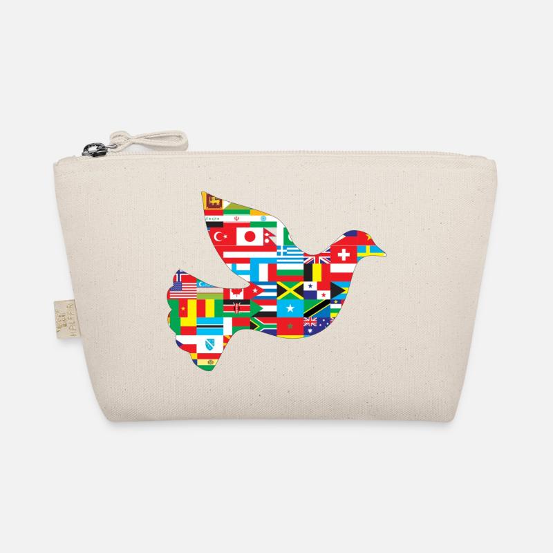 Friedenstaube Länder Bio-Täschchen