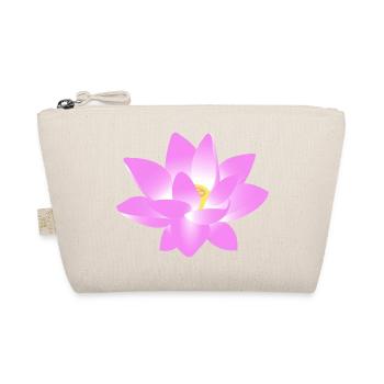 Blume Lotus - Bio-Täschchen - Natur - Vorne