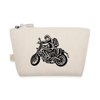 Motorrad Touring / Motorcycle 01_weiß - Bio-Täschchen - Natur - Vorne