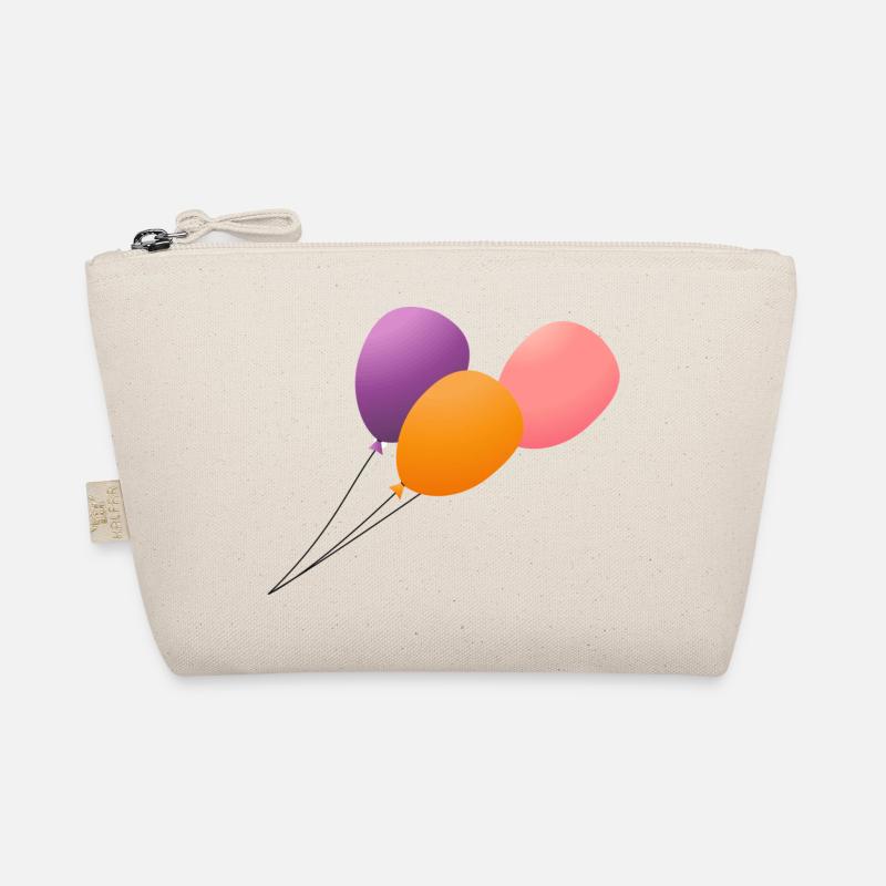 Luftballons - Bio-Täschchen - Natur