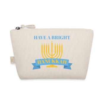 Hanoukka, Hanoukka, fête des lumières, cadeau, chemise - Trousse biologique - nature - Devant