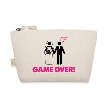 Game over. I am married. - Organic Pouch - nature - Front