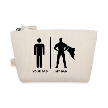Votre papa Mon papa Superhero - Trousse biologique - nature - Devant