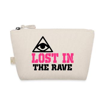 im Rave verloren - Bio-Täschchen - Natur - Vorne