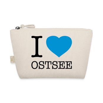 I LOVE OSTSEE - Bio-Täschchen - Natur - Vorne