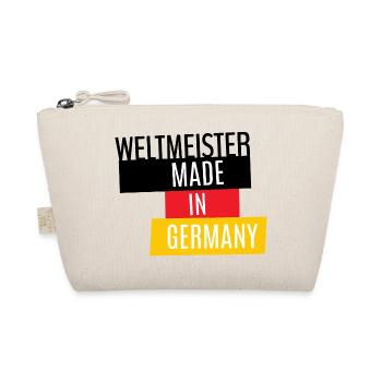 Weltmeister Made in Germany - Bio-Täschchen - Natur - Vorne