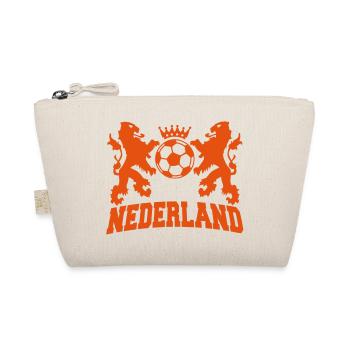 nederland twee leeuwen voetbal en kroon - Organic Pouch - nature - Front