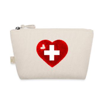 I LOVE SWITZERLAND - SCHWEIZ - SUISSE - Bio-Täschchen - Natur - Vorne