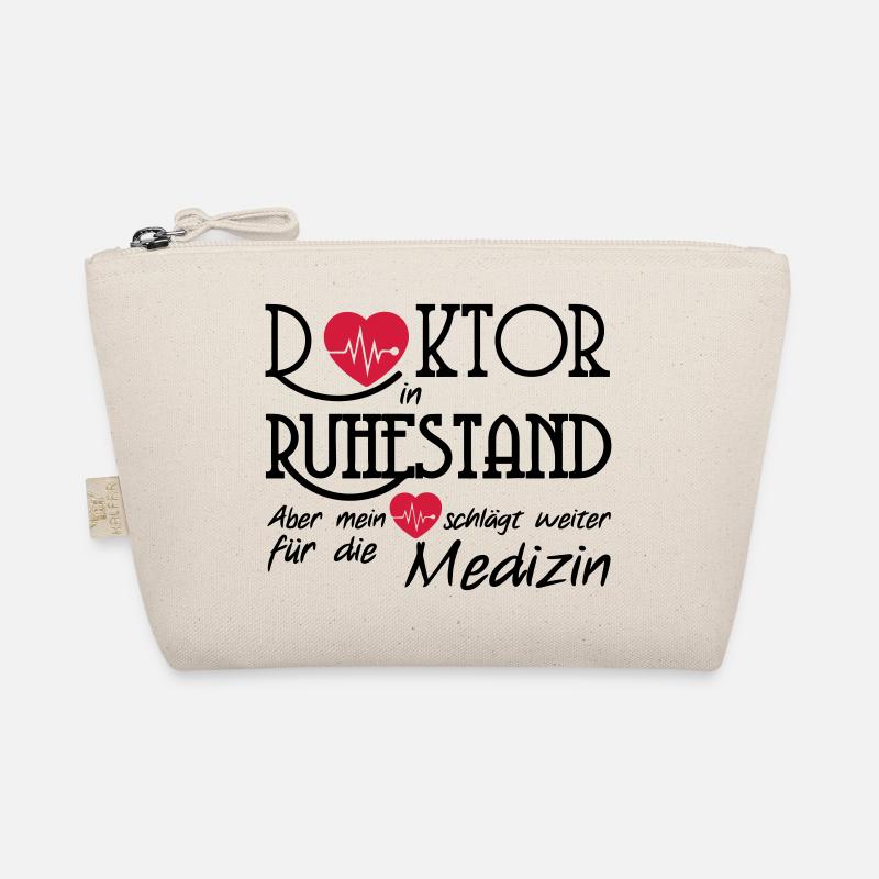 Doktor Ruhestand Rente Arzt Medizin Geschenk - Bio-Täschchen - Natur