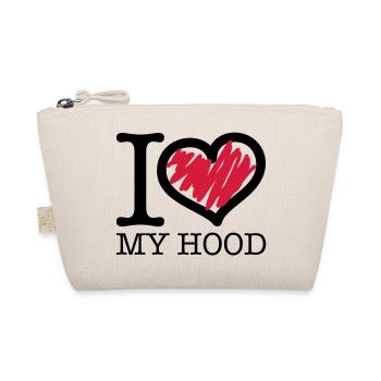 i_love_my_hood_c2 - Bio-Täschchen - Natur - Vorne