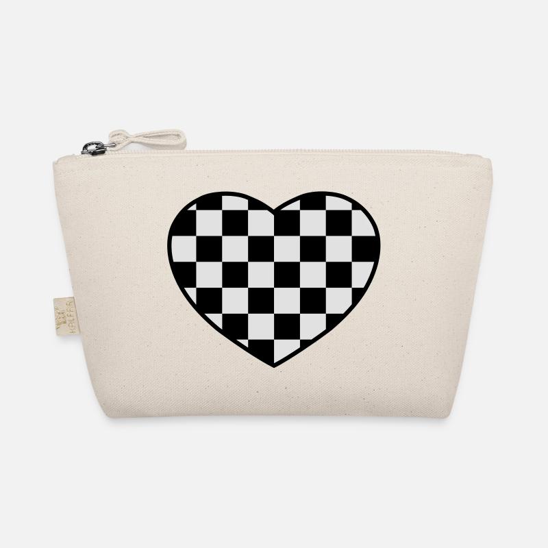 Chess heart Organic Pouch