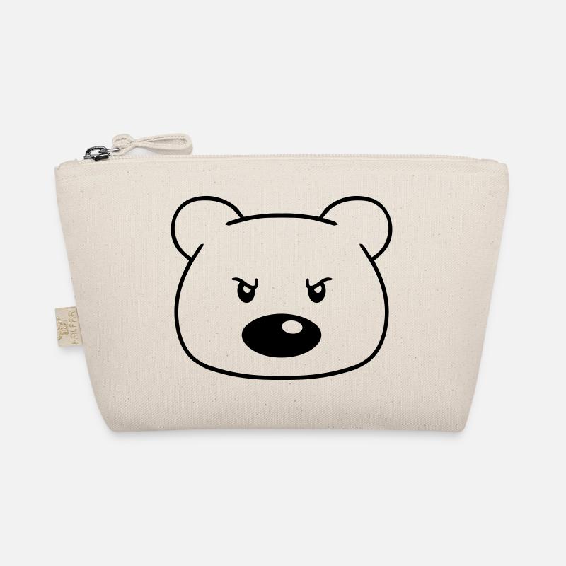 angry evil look aggressive dangerous b Organic Pouch