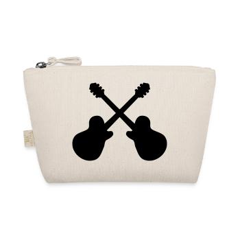 Gitarren - Bio-Täschchen - Natur - Vorne