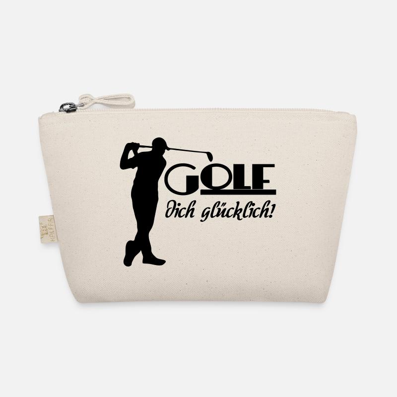 Golf Golfer Sport Sportler Spruch Geschenk - Bio-Täschchen - Natur