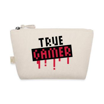 True Gamer Stamp - Bio-Täschchen - Natur - Vorne