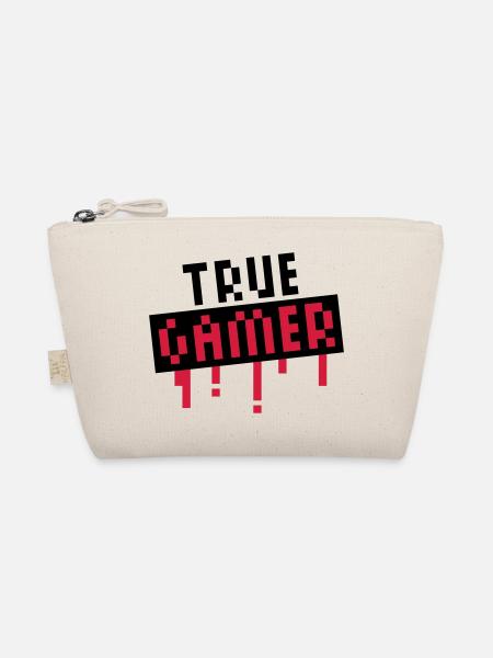 True Gamer Stamp - Organic Pouch - nature - Front
