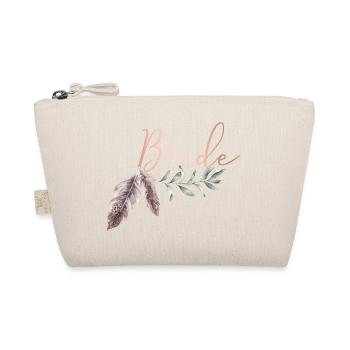 Boho Bride Braut - Organic Pouch - nature - Front