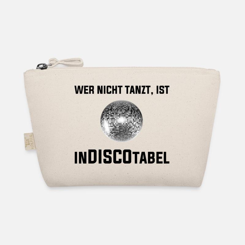 Wer nicht tanzt, ist Indiscotabel Bio-Täschchen