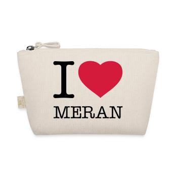 I LOVE MERAN - Bio-Täschchen - Natur - Vorne