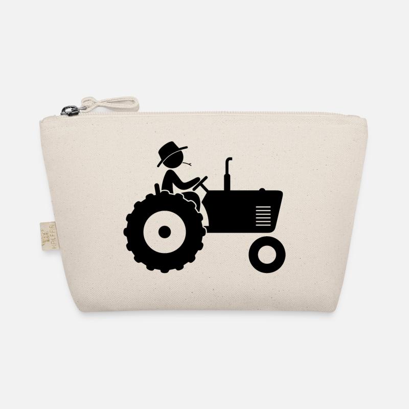 Farmer on tractor Organic Pouch